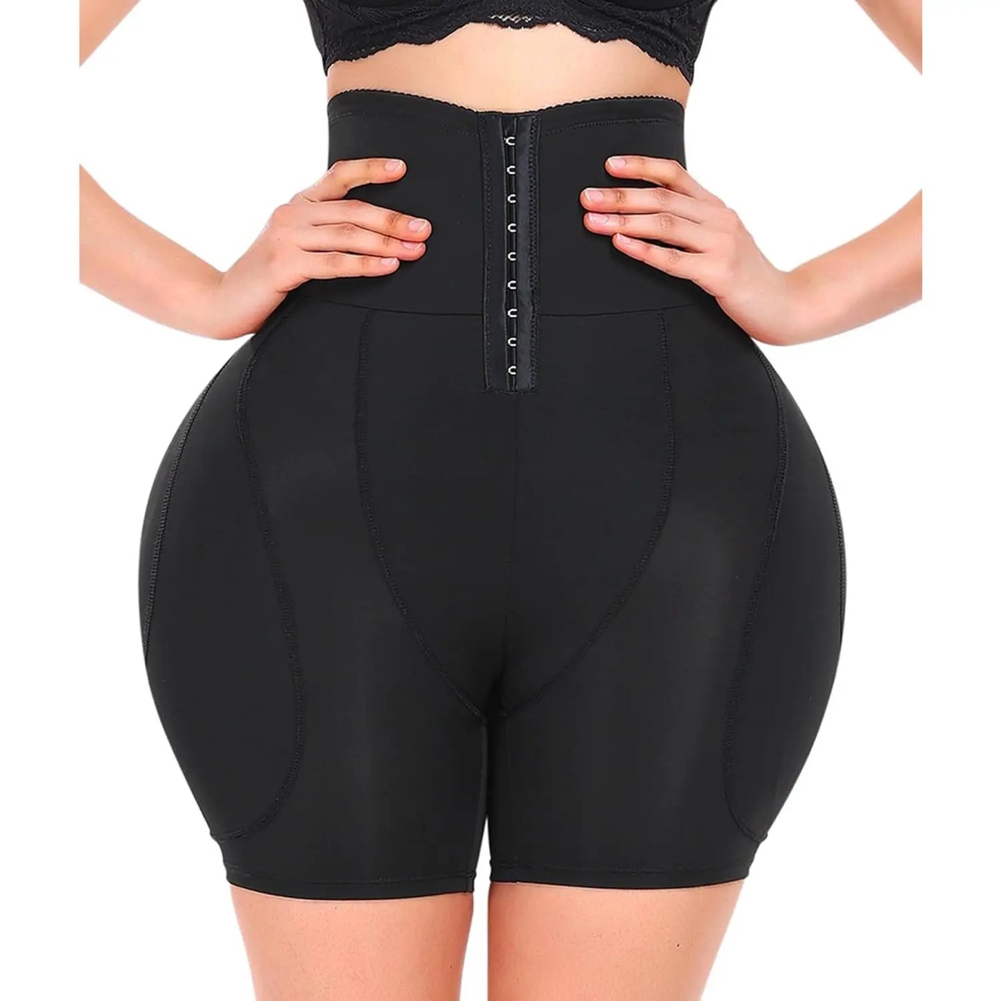 Hip Pads for Women Shapewear Butt Lifter Shaper with Butt Pads Hip Padded Shapewear Shorts Panties Sexy Womenswear Seamless Compression Lingerie Basic High Waisted Beige