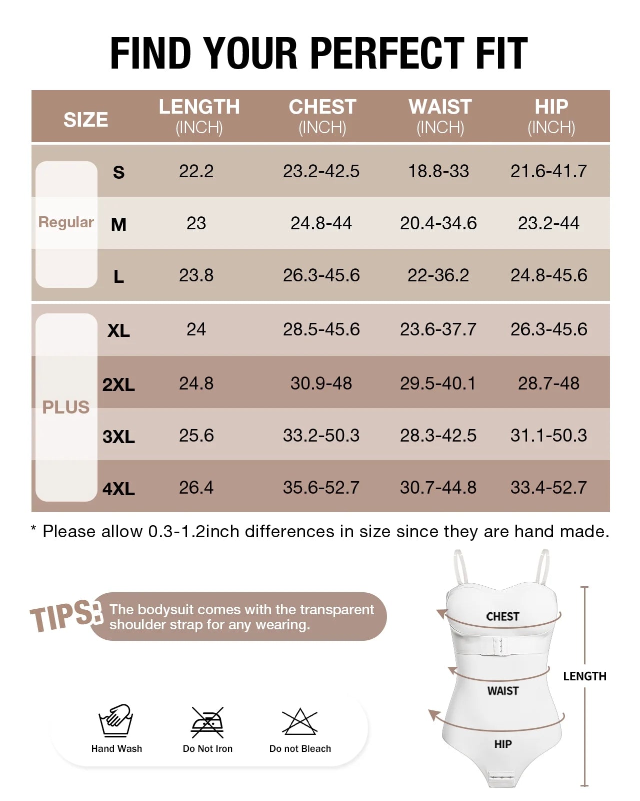 Strapless Shapewear Bodysuits for Women Tummy Control Shapewear Thong Bodysuit with Built in Bra Body Shaper