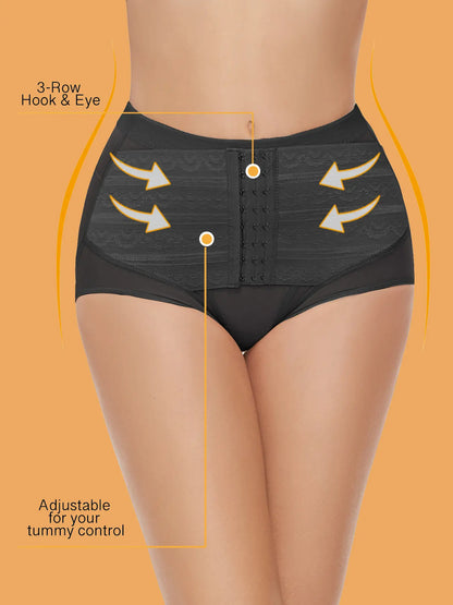 JUQDNX Mesh Stitching Shaping Panties Tummy Control Thong for Women Soft Breathable Fabric Butt Lift & Shape Beige Striped Design Halloween & Black Friday - Bridal