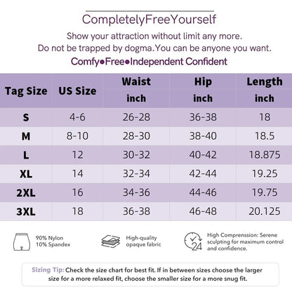 Women'S Shapewear Shorts High Waist Tummy Control Body Shaper Thigh Slimmer Slimming Panties